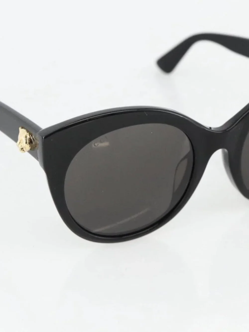 GUCCI Sunglasses plastic Black Auth bs34418